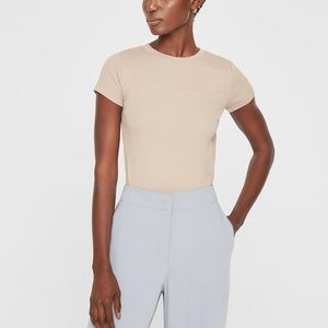 Bowee Tee - New With Tags - NEVER WORN - Tan/ Taupe